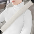 LACDL Extra Long Seatbelt Covers Super Soft Furry by LeadingAComfortableDrivingLife