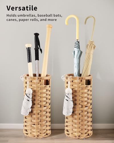 Rattan Umbrella Stand, Umbrella Holder - Image 5
