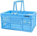 Collapsible storage crates, plastic baskets by ZHJINGYU