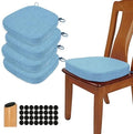 BUYUE Thickened 2.5" Dining Chair Cushions Set of 4, U-Shape High Density Foam by BUYUE