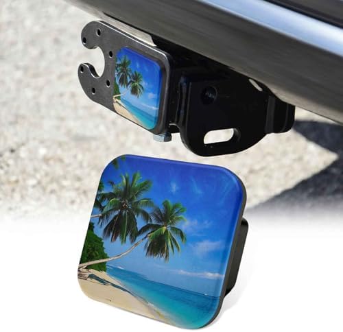 Trailer Hitch Cover 2 Inch Square Receiver Hitch Cover Rubber Tube Plug by Unknown