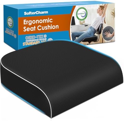 Seat Cushion, Memory Foam Office Chair Cushion by Unknown