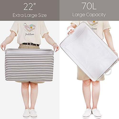 Sea Team XL Rectangle Open-Top Canvas Storage Basket - Image 6