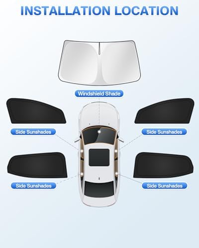 Canvcle Window Shades for 2024-2025 2026 Chevrolet/Chevy Equinox EV Accessories - Image 5