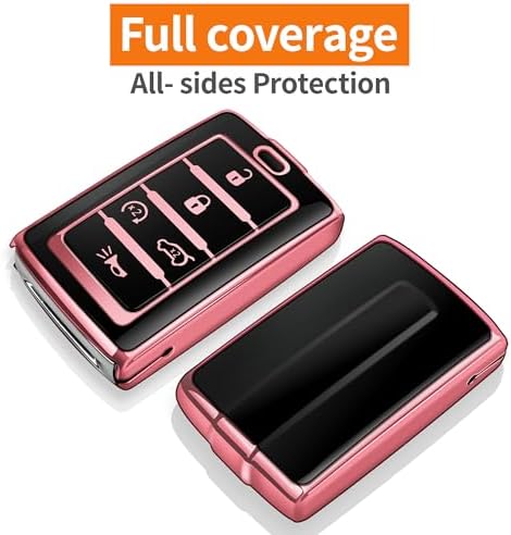 for Jeep Key Fob Cover with Keychain Soft Full Protection Key Shell Compatible - Image 3