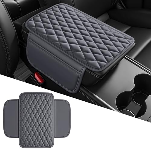 Leather Waterproof Car Armrest Console Pad - Image 2