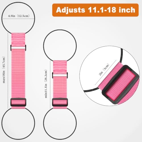 Mayski 4 Pack Adjustable Elastic Luggage Connector Straps - Image 4