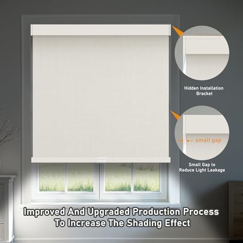 AOSKY Cordless Blackout Roller Shade - Image 4