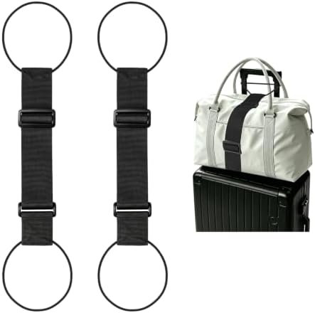 2-Pack Strong Adjustable Luggage Connector Straps by Unknown