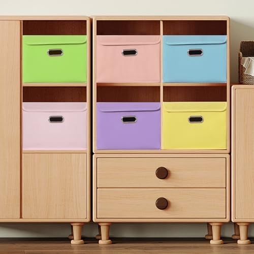 STOREONE Fabric Storage Cube Bins Foldable Organizer Container Collapsible - Image 4