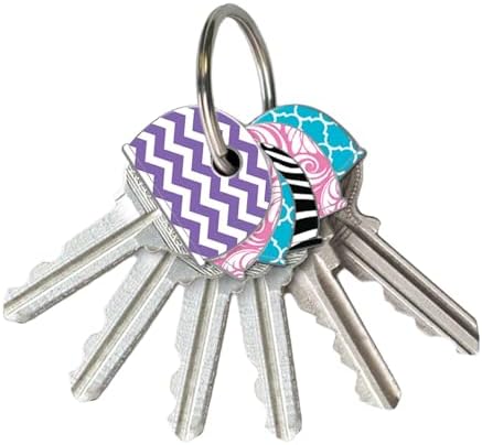 Lucky Line, Designer Pattern Key Identifier Caps, 4 Pack - Image 2