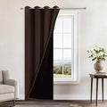 Yakamok Chocolate Brown Blackout Curtains 84 Inches Long 52" Wide, 1 Panel by Yakamok