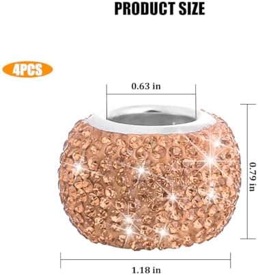 Rhinestone Car Headrest Collar Rings - Image 2