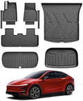 SUPER LINER Tesla New Model Y Juniper Floor Mats 2026 2027, 8-Pcs Set TPE by SUPERLINER