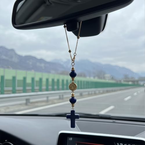 Crystal Hanging Car Charm, Stone Style Car Decor - Image 6