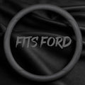 Leather Car Steering Wheel Cover, Breathable Laser-Perforated, Pure Black by TRROCC