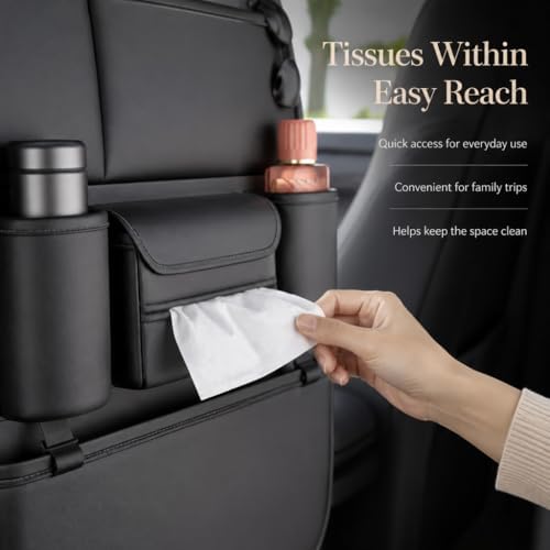KOVOA Premium Leather Car Seat Organizer - Image 2