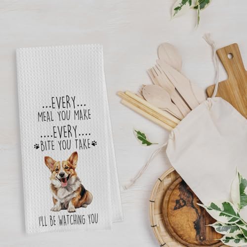 Funny Corgi Dish Towels Set - Image 3