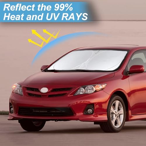 Custom Fit Corolla Windshield Sunshade - Image 2