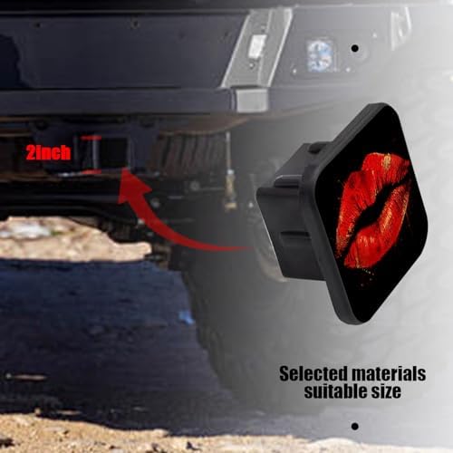 Trailer Hitch Cover, Square 2 Inch Receiver Tube Plug Cap - Image 6