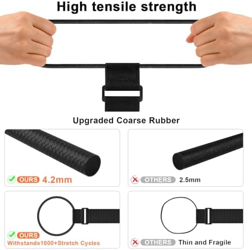 2 Pack Luggage Straps for Suitcases, Add a Bag Bungee Elastic Belt to Secure - Image 3