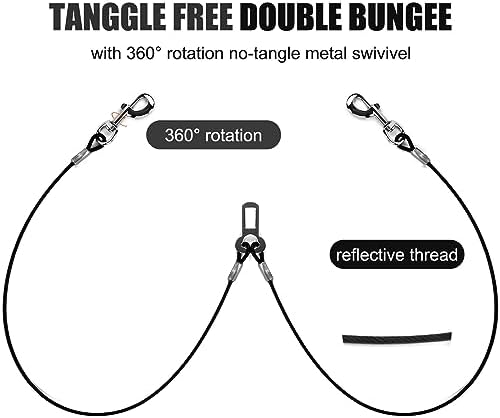 Dog Seat Belt Harness for Car, No Chew Tether Cable Vehicle Dogs Accessories - Image 3