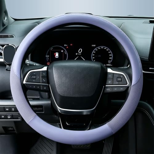 KAFEEK Blue Steering Wheel Cover, Cooling Ice Silk, Universal 15 Inch - Image 2