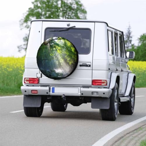 Mountain Stream and Axis Beam Spare Tire Cover 15 inch Wheel Protectors - Image 5