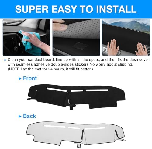 Autorder Dashboard Cover Mat for 1994 1995 Nissan Pathfinder/1994-1997 Nissan - Image 5