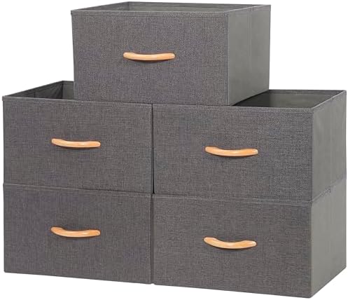 Large Storage Bins, Foldable Storage Baskets by Unknown