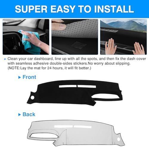 Autorder Dashboard Cover Mat for 1995 1996 Chevy Chevrolet Silverado C/K 1500 - Image 5