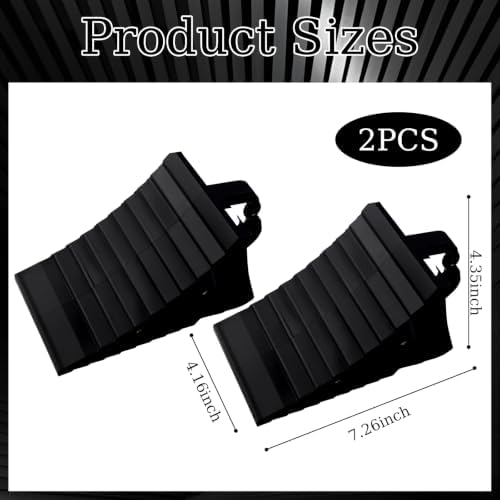2PCS Anti-Slip Wheel Chocks for Trailers - Image 2