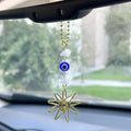Sun Hanging Car Charm, Boho Crystals Decor by YTYAB