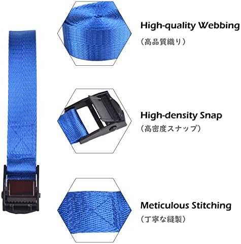 TRIWONDER Tie Down Straps Lashing Straps - Image 3