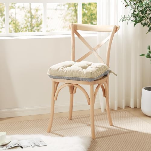 Love's cabin Memory Foam Chair Cushions Set of 4, 15.5 Inch - Image 7