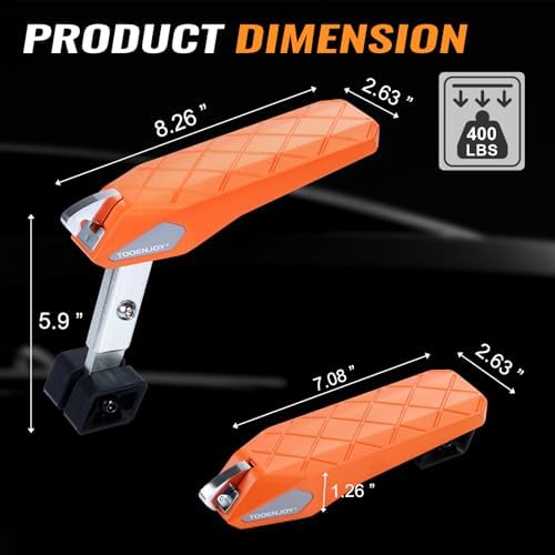 Tooenjoy Folding Car Door Step Vehicle Pedal Ladder - Image 2