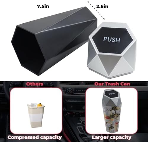BFXM Car Trash Can Small Trash Bin - Image 6