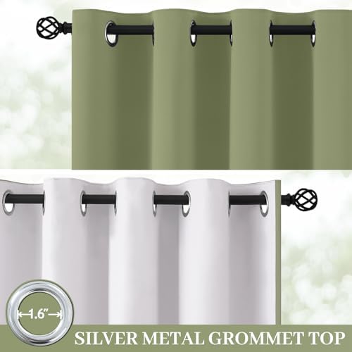Yakamok Sage Blackout Curtains 84 Inches Long - Image 2
