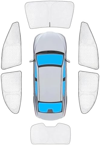 KMF 6pcs Thicken Sun Shades for Toyota Camry 2018-2024 Accessories, Full Window by KMF