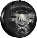 Funny Cat Spare Tire Cover Wheel Protectors Weatherproof Sun Protection Covers by Gayruaicjz