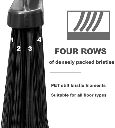 Four-Section Rod Long-Handled Broom, Heavy-Duty Broom, Angle Broom - Image 5