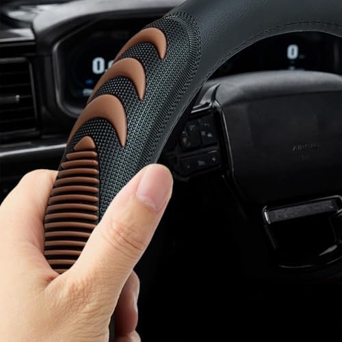 Yangday Leather Steering Wheel Cover - Image 4