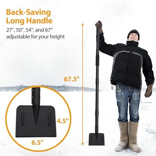 Ice Chopper, Snow Ice Scraper for Driveway, Sidewalk Ice Chipper Tool - Image 3