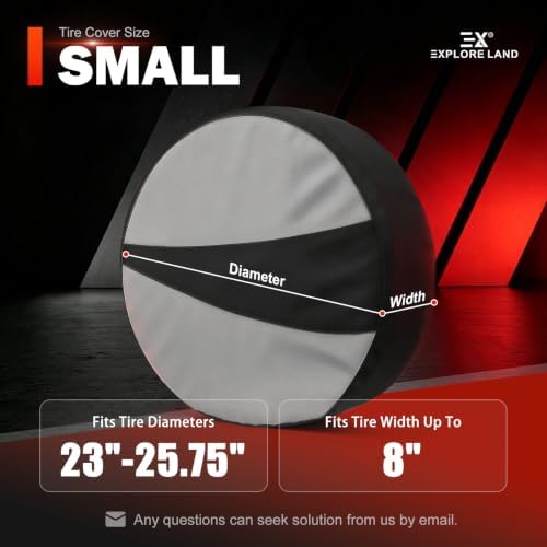 Explore Land Tire Covers 4 Pack Fit Tire Diameters 23"-25.75" - Image 2