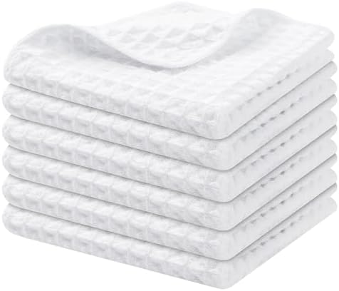 Homaxy Microfiber Waffle Weave Kitchen Dish Cloths by Homaxy