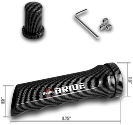 W-POWER Universal Auto Car Aluminum Handbrake Cover Hand Brake Sleeve Handle - Image 3