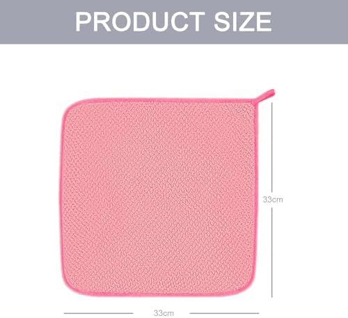 MaopaoBeauty 6 Pack Washcloth Towels Set, Waffle Hand Towels Set, Microfiber - Image 3