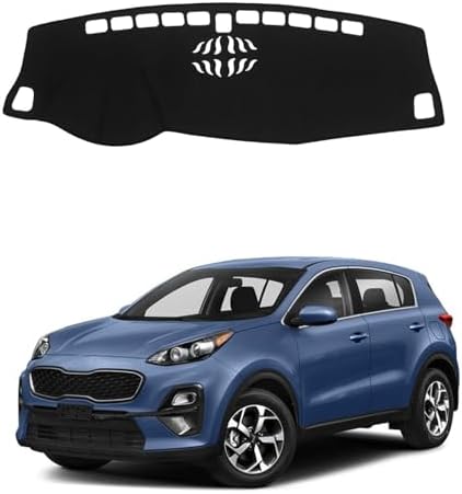 Dashboard Mat Cover for Kia Sportage 2017-2022 Nonslip Center Console Sunshield by BOLTRY