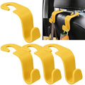 4PCS Car Seat Headrest Hooks, Car Purse Hook, Seat Back Organizer Storage by Unknown