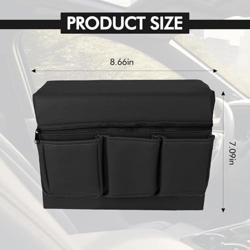 wuyaoyao Leather Car Window Armrest Storage Box - Image 2